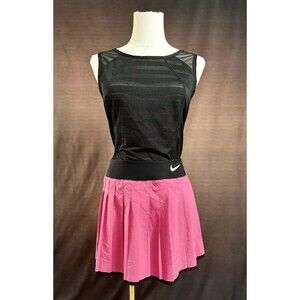 3pc Nike Pink/Red Dri-Fit  Tennis Skirts/Top Lot Sz Medium